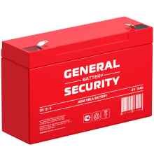 Аккумулятор General Security 6V 12Ah (GS12-6)