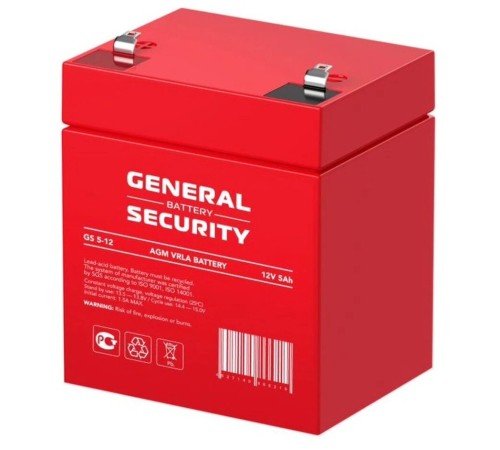 Аккумулятор General Security 12V 5Ah (GS5-12)