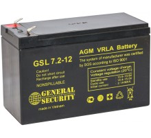 Аккумулятор General Security 12V 7,2Ah (GSL7.2-12 F2)
