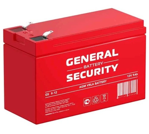 Аккумулятор General Security 12V 9Ah (GS9-12)