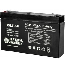 Аккумулятор General Security 6V 7Ah (GS7.2-6)