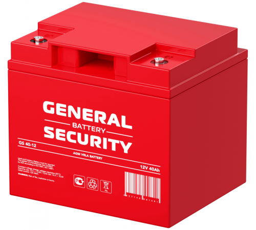 Аккумулятор General Security 12V 40Ah (GS40-12)