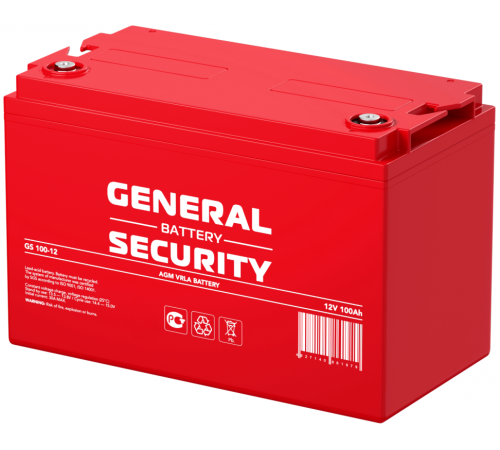 Аккумулятор General Security 12V 100Ah (GS100-12)