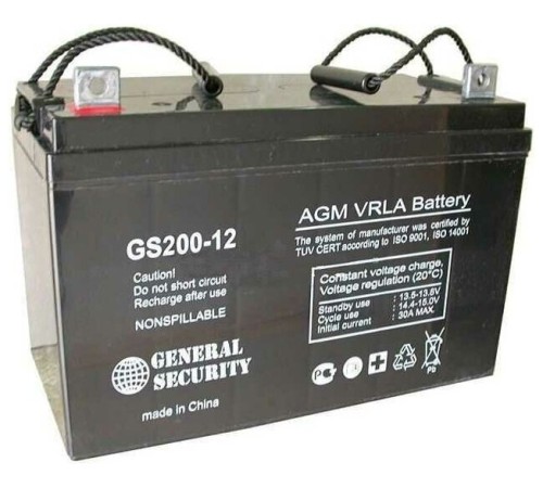 Аккумулятор General Security 12V 200Ah (GSLG200-12)