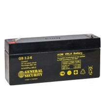 Аккумулятор General Security 6V 3,2Ah (GS3.2-6L)