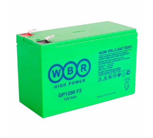 Аккумулятор WBR 12V 9Ah (GP1290 F2)