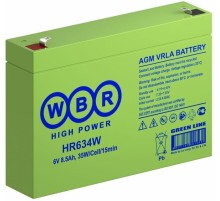 Аккумулятор WBR 6V 34Вт/Эл (HR634W)