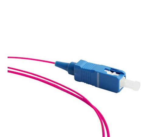 Пигтейл волоконно-оптический MM 50/125 (OM4) SC 1 м LSZH Hyperline FPT-B9-504-SC/PR-1M-LSZH-MG Пигтейл волоконно-оптический MM 50/125 (OM4) SC 1 м LSZH Hyperline FPT-B9-504-SC/PR-1M-LSZH-MG