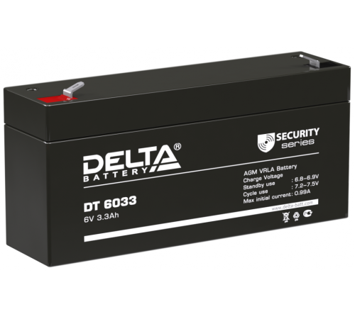 Аккумулятор Delta DT 6033