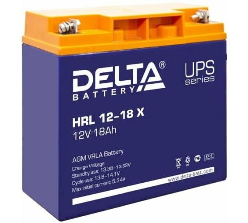 Аккумулятор Delta HRL 12-18 X
