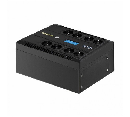 ИБП ExeGate NEO Smart LHB-800.LCD.AVR.8SH.CH.RJ.USB (EX293857RUS)