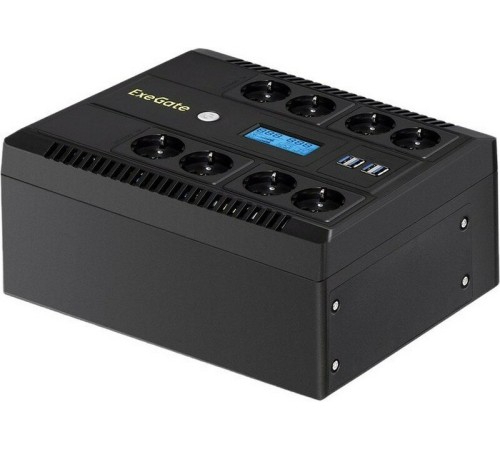 ИБП ExeGate NEO Smart BU-600.LCD.AVR.5SH (EX295684RUS)