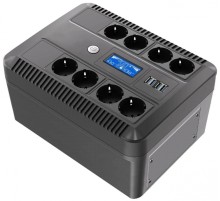 ИБП ExeGate NEO Smart BU-800.LCD.AVR.5SH (EX295685RUS)