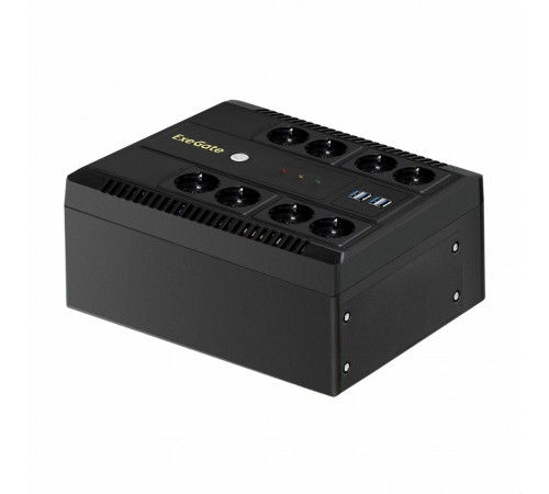 ИБП ExeGate NEO Smart LHB-650.LCD.AVR.8SH.CH.RJ.USB (EX295013RUS)