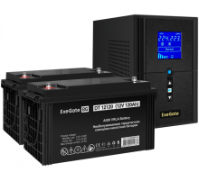 ИБП + батарея ExeGate SineTower SZ-1000.LCD.AVR.2SH.1C13.USB (EX296791RUS)