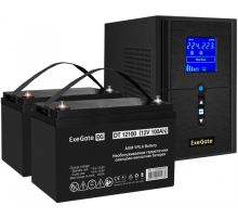 ИБП + батарея ExeGate SineTower SZ-1500.LCD.AVR.2SH.1C13.USB (EX296813RUS)