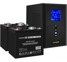 ИБП + батарея ExeGate SineTower SZ-1500.LCD.AVR.2SH.1C13.USB (EX296819RUS)