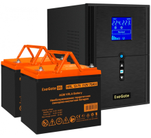 ИБП + батарея ExeGate SineTower SZ-2000.LCD.AVR.3SH.1C13.USB (EX296840RUS)