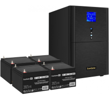 ИБП + батарея ExeGate SineTower SZ-3000.LCD.AVR.3SH.1C13.RJ.USB (EX296868RUS)