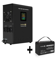 ИБП + батарея ExeGate FineSine SX-1000.LCD.AVR.2SH (EX296554RUS)