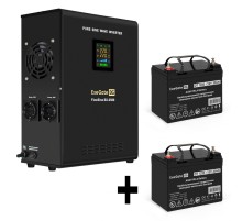 ИБП + батарея ExeGate FineSine SX-2500.LCD.AVR.2SH (EX296613RUS)