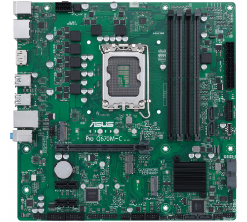 Материнская плата Asus PRO Q670M-C-CSM (90MB19E0-M2EAYC)