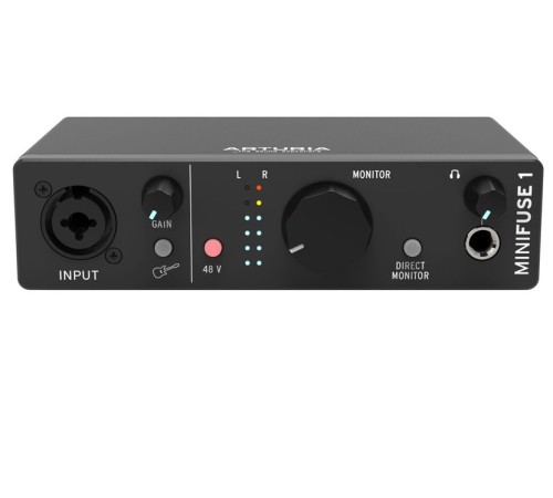Аудиоинтерфейс Arturia MiniFuse 1 Black (800101)