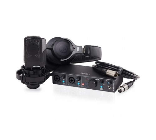 Аудиоинтерфейс Arturia MiniFuse Recording Pack Black (800202)