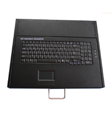 Промышленная клавиатура Key Technology K-TEK-1U-KB-TP-PL-B-US/RU-USB-RAL7035 drawer