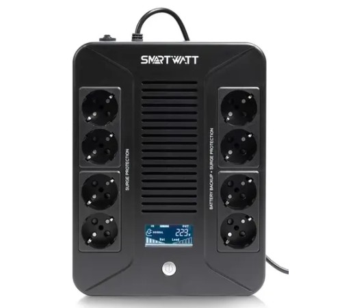 ИБП SmartWatt UPS SAFE PRO LCD 1000