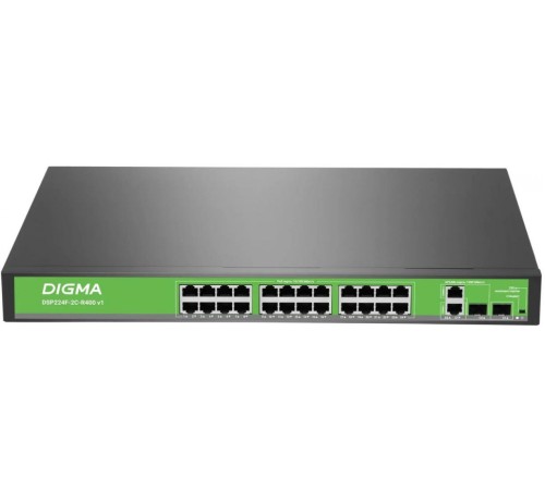 Коммутатор Digma DSP224F-2C-R400 V1