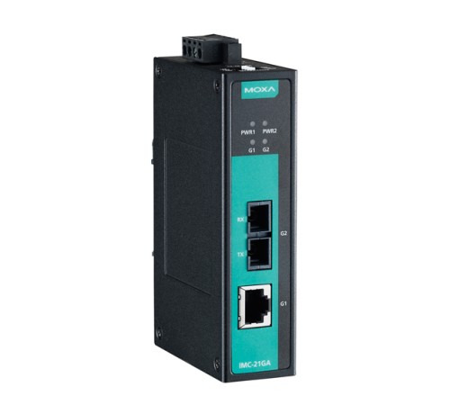 Конвертер MOXA IMC-21GA-SX-SC-T