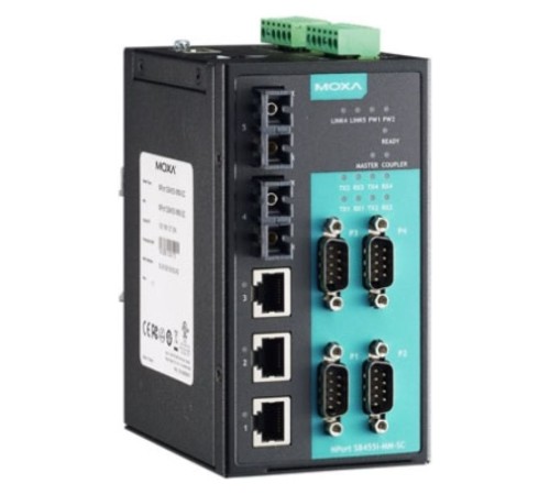 Преобразователь MOXA NPort S8455I-SS-SC