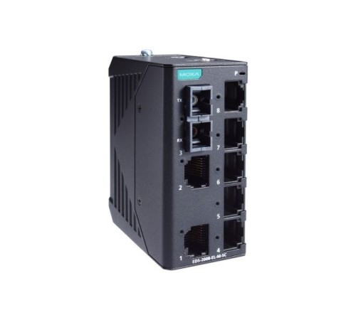 Промышленный коммутатор MOXA 8-Port Entry-level Unmanaged Switch (EDS-2008-EL-M-SC)