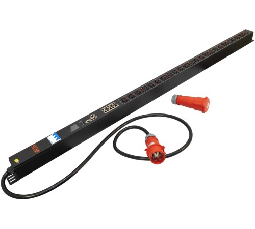 Блок розеток Powercom PDU-32AVMS24-18C3-6C9-3P