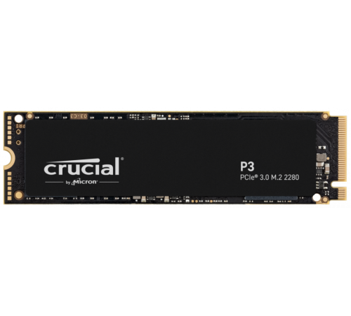 SSD накопитель Crucial P3 500Gb (CT500P3SSD8)