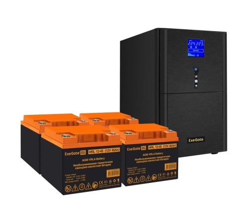 ИБП Exegate комплект EX295990RUS + батарея 45Aч EX285666RUS (EX296864RUS)