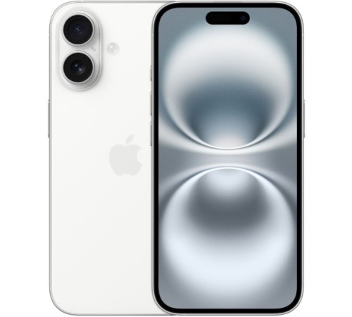 Смартфон Apple iPhone 16 128Gb White (MYE93HN/A)