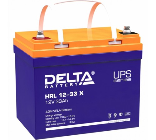 Аккумулятор Delta HRL 12-33 X