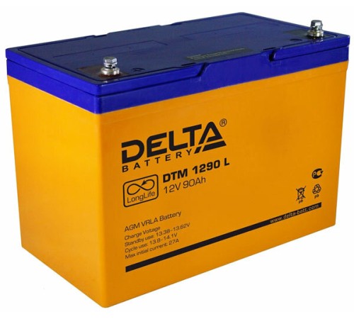 Аккумулятор Delta DTM 1290 L