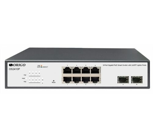 Коммутатор Origo L2 PoE 8x1000Base-T PoE (OS2410P/120W/A1A)