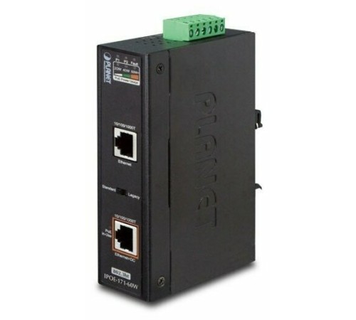 Инжектор Planet индустриальный PoE / IP30 (IPOE-171-60W)