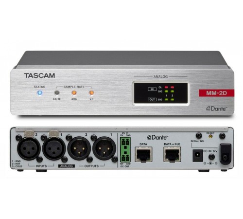 Конвертер Tascam Dante-Analogue конвертор с DSP Mixer (MM-2D-E)