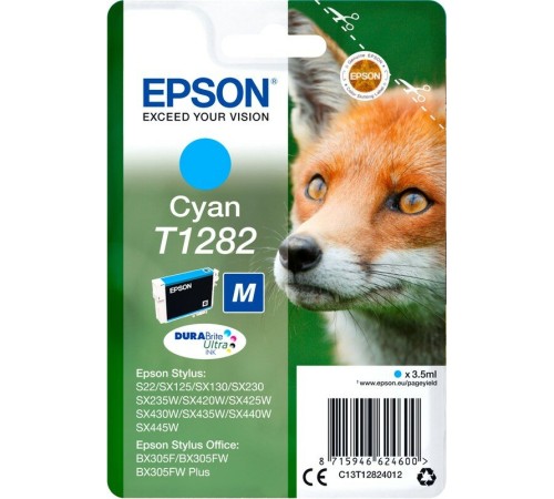 Картридж Epson I/C cyan for S22/SX125 (C13T12824012)