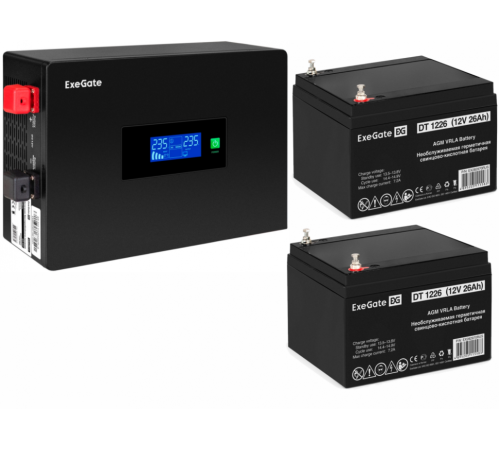 ИБП ExeGate IdealSine SR-1500.LCD.2SH (EX297426RUS)