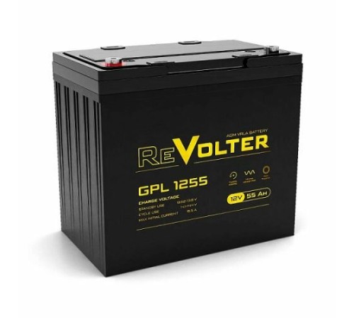 Аккумулятор Revolter 12V / 55Ah (GPL 1255)