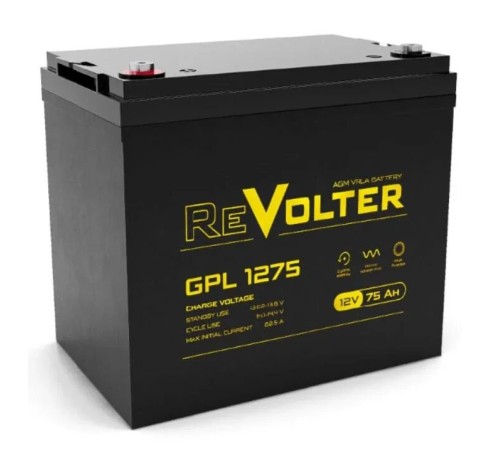 Аккумулятор Revolter 12V / 75Ah (GPL 1275)