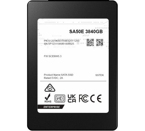 SSD накопитель Phison SA50E 3.84Tb (S1201K003T84E025T1200)