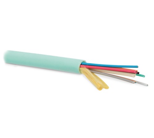 Волоконно-оптический кабель Hyperline FO-MC3-IN-504-12-LSZH-AQ