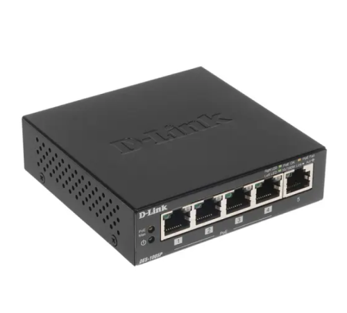 Коммутатор D-Link DES-1005P (DES-1005P/B1A)